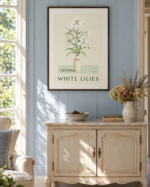 Affiches chambre : affiche de la collection encadrée dans un intérieur