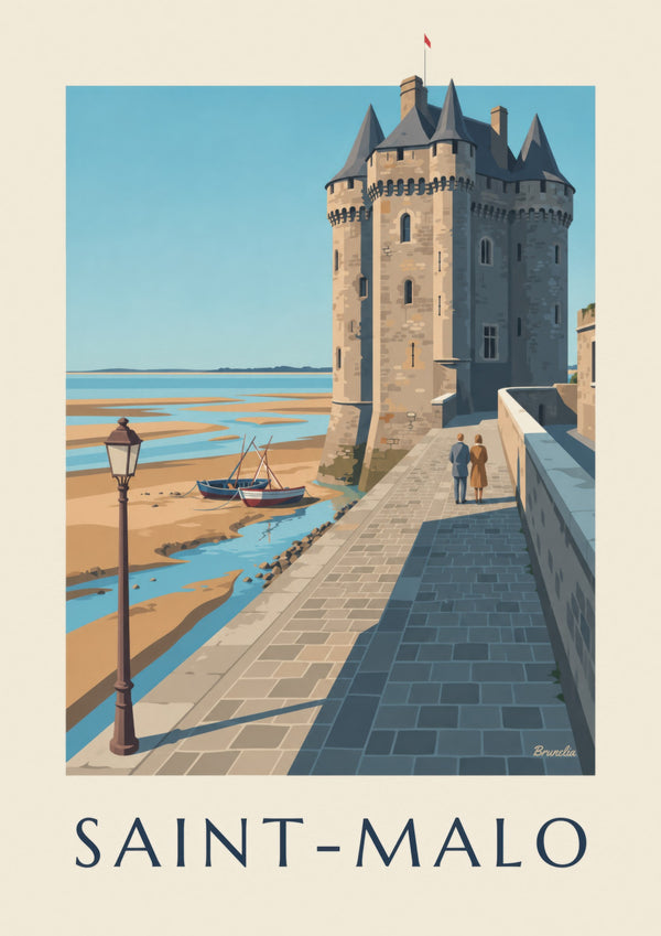 Affiche Tour Solidor à Saint-Servan, Saint-Malo